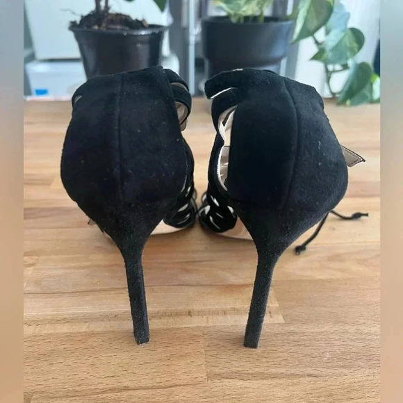 PRICE DROP TODAY Authentic Manolo Blahnik Black Strappy Heels - Picture 5 of 8
